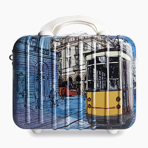트래블나인의 [뷰티케이스/여행보조가방] 트램 블루 14인치