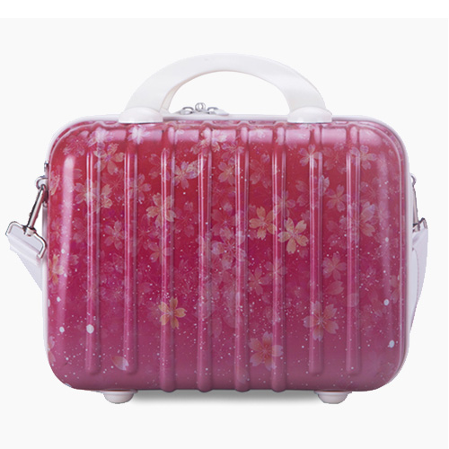 트래블나인의 [뷰티케이스/여행보조가방] 벚꽃엔딩 로즈 레드 14인치